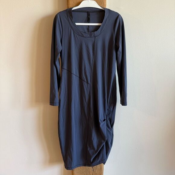 Porto San Francisco Long Sleeve Dress - Gray 1/Small - Picture 1 of 6